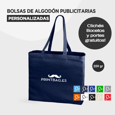 Bolsas de algodón publicitarias en Badajoz