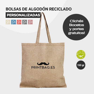 Bolsas de algodón reciclado Asturias