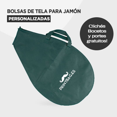 Bolsas cubre jamón personalizadas en Madrid