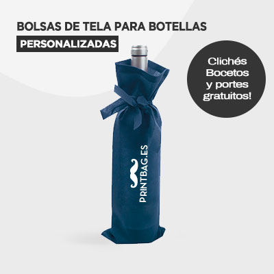 Bolsas para botellas personalizadas en Madrid